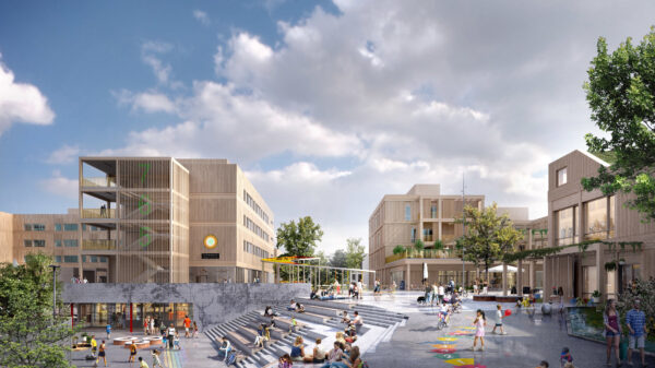 Oksenøya grendesenter, Bærum. Ill.: Arkitema Architects