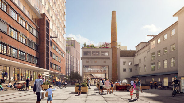 Bli med på frokostmøte til Landbrukskvartalet! Utbygger: Aspelin Ramm. Ill.: Transborder studio