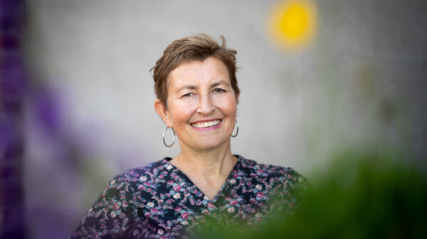 – Vi er veldig fornøyde med å være nevnt i statsbudsjettet, sier Birgit Rusten, daglig leder i FutureBuilt. Foto: Torbjørn Tandberg